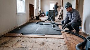 Water damage cleanup
